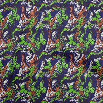 oneOone Polyester Lycra Blue Fabric Abstract Quilting Supplies Print Sewing Fabric By The Yard 56 Inch Wide