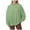 Green, variant on idosla Mock Neck Sweatshirt Women Oversized Turtleneck Pullover Long Sleeve Tops Fall Fashion Y2K Outfits With Pockets (Light Blue, XL)