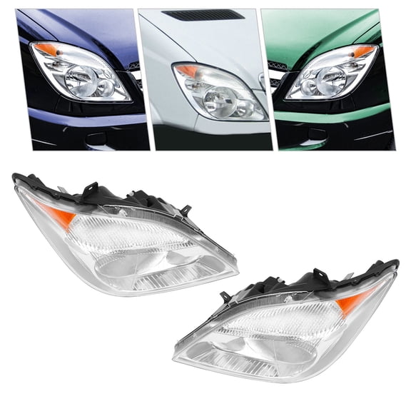 1 Pair* Headlight For 07-13 Dodge/Mercedes/Freightliner Sprinter 2500 3500, Driver & Passenger Side Headlights,  68012121AA 68012120AA 9068201661 9068201561 Headlights