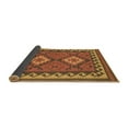 thumbnail image 2 of Ahgly Company Indoor Round Oriental Brown Traditional Area Rugs, 8' Round, 2 of 4