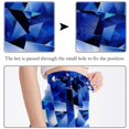 thumbnail image 3 of Flag of Israel Stunning Summer Chiffon Beach Dress for Women, for the Beach, 3 of 6