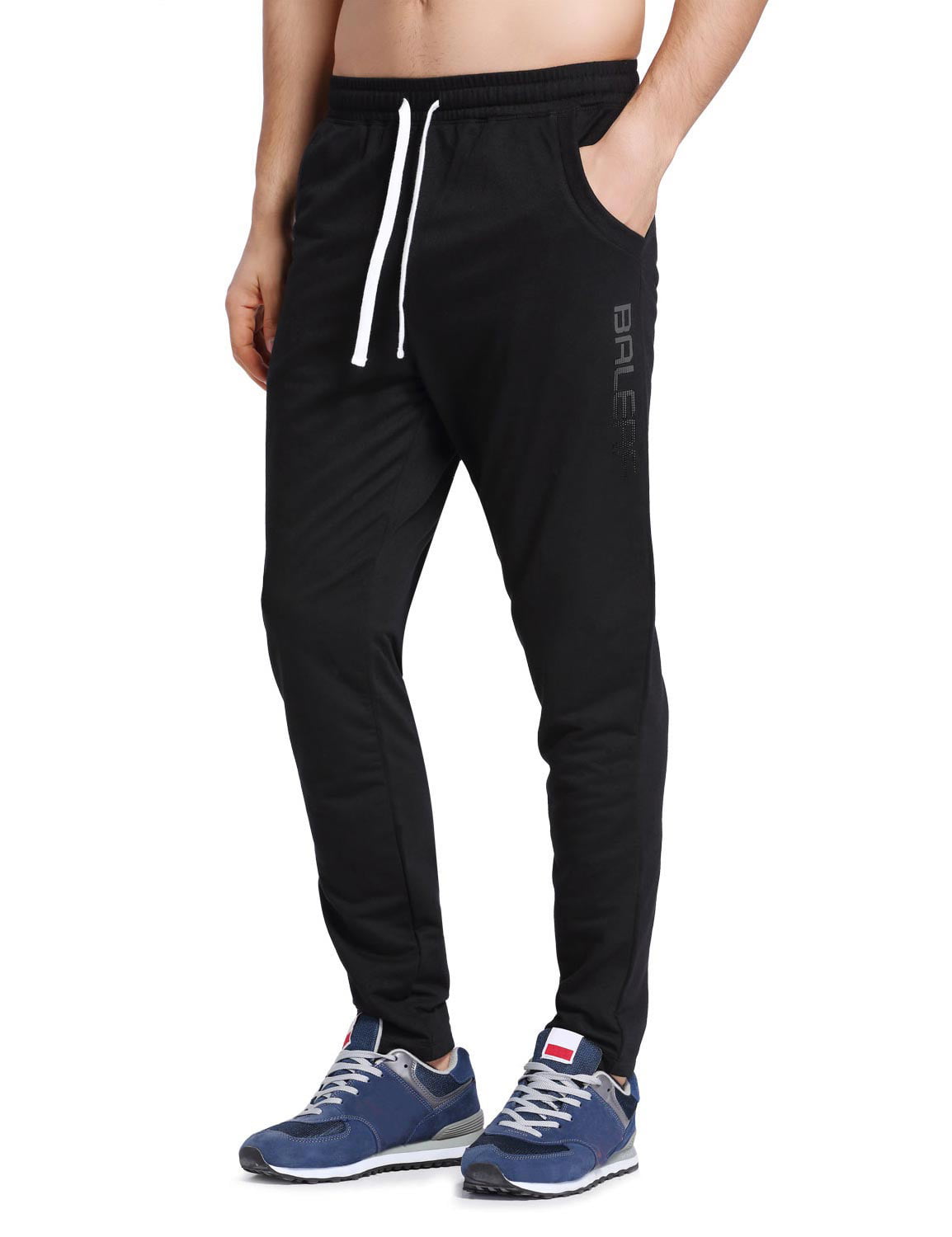 BALEAF Mens Running Pants Workout Training Jogger Lightweight Quick Dry with Pockets