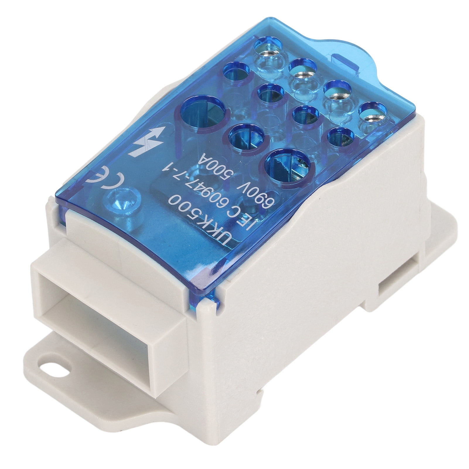 Terminal Distribution Box 500A 35mm DIN Rail Terminal Block Power Junction Box AC 690V