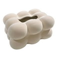 thumbnail image 2 of Soporte para pañuelos faciales, cubierta de caja de pañuelos de cerámica, fácil de llenar y acceder, regalos del Día de San Valentín para mesitas de , Rosa claro, 2 of 7