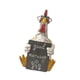 thumbnail image 4 of Estatua de pollo de buenos días Escultura de pollo Detalles vívidos Adorno decorativo Gallo, 4 of 9