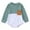 Blue, variant on Utlike Baby Girls Bodysuits Long Sleeve Color Matching Style Pullover Newborn Romper Sweatshirt Breathable Onesies For Infant Size 6 Months-12 Months