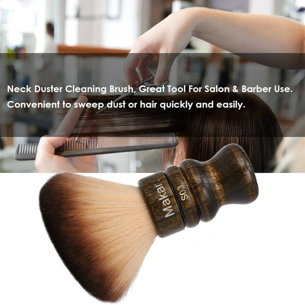 Doux barbier cou visage Duster brosse nettoyage brosse à cheveux brosse à  cheveux Salon ménage cheveux nettoyage brosse Nylon cheveux 