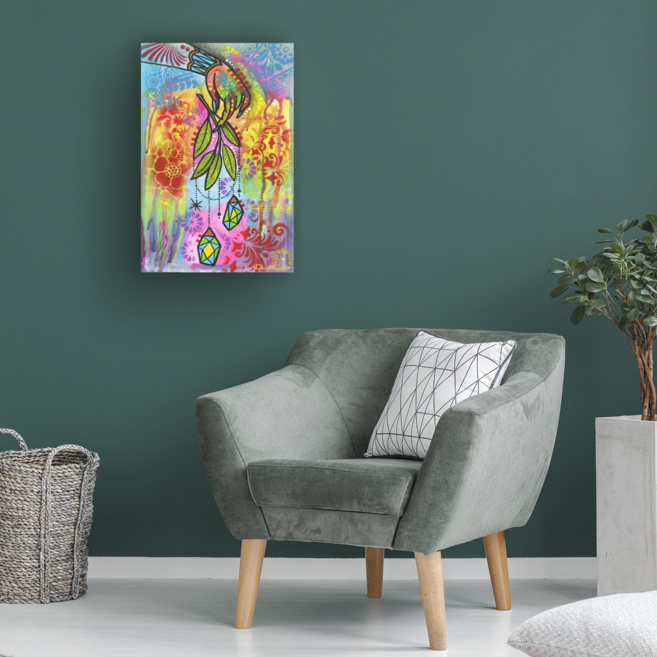 Canvas Wall Art - Dean Russo 'Animal Vegetable or Mineral 1' Wall Art for Living Room, Bedroom, or Office Décor by Trademark Fine Art - 12 x 19 Inches