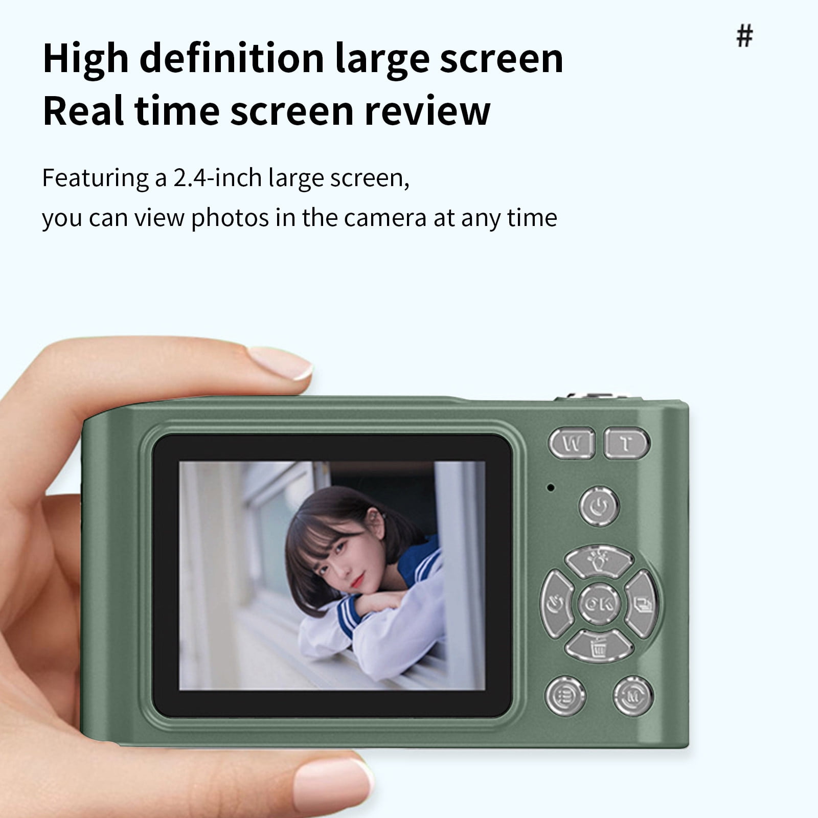 IMossad Digital Camera 1080P HD - Affordable Entry Level Camera for Campus Photography and Travel