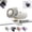 White, variant on 2026 Car Clip On Air Conditioner Fan with 16°C Semiconductor Cooling Chips, 199 Speeds Adjustable & LED Display 360° Rotation, Portable Personal Cooler for Office,Umbrella,Bike,Beach