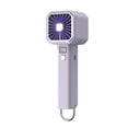 thumbnail image 2 of Aufmer Digital Display Handheld Turbo Fan High Speed Wind Portable Mini Desktop Cooler USB Rechargeable Long Lasting Battery Operated Fan For Outdoor Office Bedroom(5.7*5.5*17.2 cm), 2 of 7