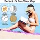 thumbnail image 5 of Sombrero de Visera para el Sol CHAO Beige Ala Ancha Paja, 5 of 5