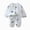 H164-Light Blue, variant on TOWED22 2 Pieces Boys Pajamas Toddler Boys Long Sleeve Cotton Pjs Kids Fall Winter Sleepwear Sets 6-12 Months 12-24 Months 2t 3t 4t 5t 6t 7t 8t 9t Children,Blue,9-10 Y