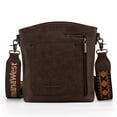 thumbnail image 6 of Montana West Crossbody Purses and Handbags for Women Double Compartments Cross Body Bag with Adjustable Strap, Coffee, 6 of 6