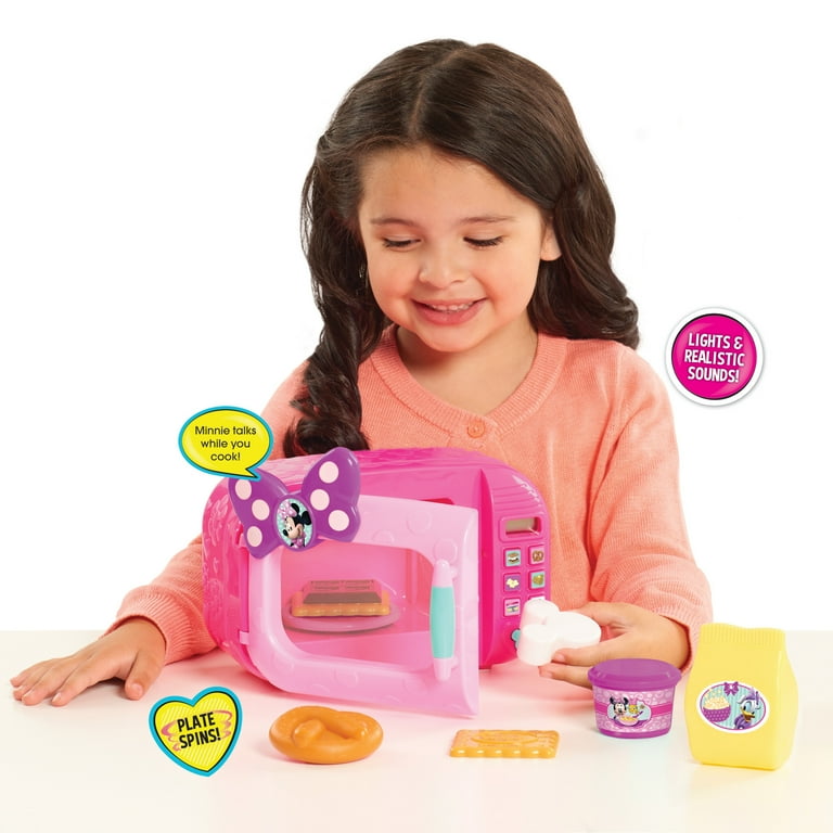 Minnie Mouse Marvelous Microwave Set, Toddler Pretend Play Cooking