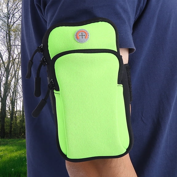 Outdoor Sport Running Jogging Exercise Gym Arm Wrist Pouch Armband Phone Case Bag , Arm Case, Wrist Pouch Blue