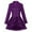 H-Purple259, variant on FEIFLY Womens Dress Tuxedo Women Lapel Irregular Hem Retro Long Tops Women Solid Color Festival Clothing