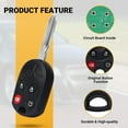 Car Key Fob Ford Key Replacement for Ford Explore丨 Mustang丨 Expedition丨