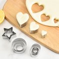 thumbnail image 2 of Bearachild Paquete de 24 moldes para decoración de tartas DIY, accesorios de cocina de galletas de acero inoxidable, molde para hornear galletas, cena, Herramientas y accesorios para hornear Tipo 2 Bearachild HA009504-01B, 2 of 6