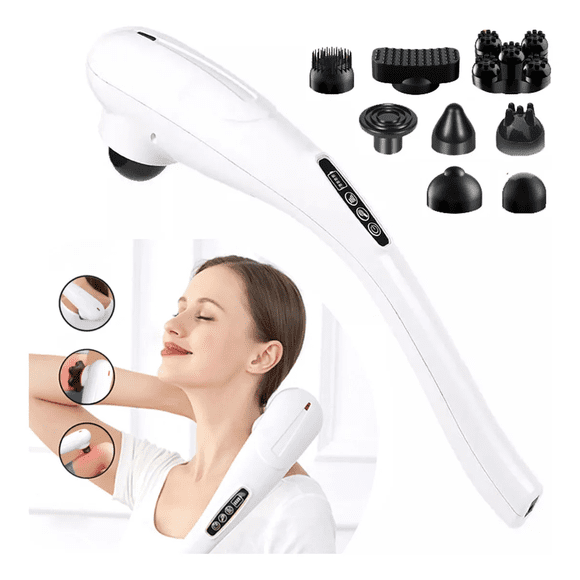 Masajeador Eléctrico Portátil Genérico - Cuello, Cabeza, Esp Xtellar blanco