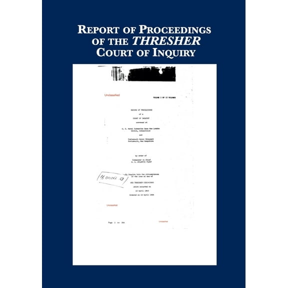 Record of Proceedings of THRESHER Inquiry (Paperback)