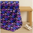 thumbnail image 4 of Soimoi Cotton Poplin Fabric Purple & Lavender Blue Flower Floral Printed Craft Fabric by the Yard 56 Inch Wide, 4 of 7