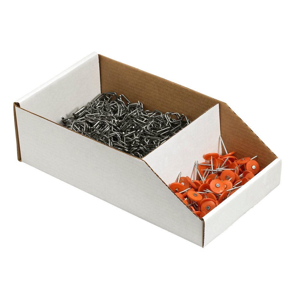 Box Partners Corrugated Bin Dividers 8" White 100/Case BIND8 Walmart