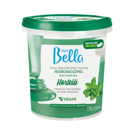 Depil Bella Full Body Sugar Wax Mint  Hair Remover 1300g