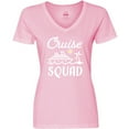thumbnail image 3 of Inktastic Cruise Squad with Vector Cruise Ship and Palm Trees Women's V-Neck T-Shirt, 3 of 5