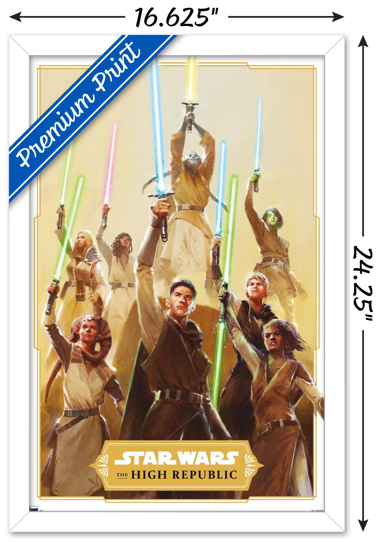 Star Wars: The High Republic - Portrait Wall Poster, 14.725" x 22.375" Framed