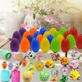 thumbnail image 4 of Unfilled Easter Eggs, 24Pcs Empty Plastic Eggs Fillable with Candy, Presents for Toy Basket, Easter Decorations Toy Egg Basket - Boys and Girls, 4 of 7