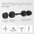 thumbnail image 2 of Mancuerna con Peso Ajustable Altera  ASTRAL-20K C/ Discos de Cemento Intercambiables 20Kg, 2 of 12