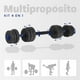 thumbnail image 2 of Mancuerna con Peso Ajustable Altera  ASTRAL-20K C/ Discos de Cemento Intercambiables 20Kg, 2 of 12