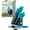 KYA27 Knife Block set - Rainbow/Teal Handle, variant on Kitchen Knife Set DISHWASHER SAFE Marco Almond KYA27 14PC Rainbow Kitchen Knife Block Set,Titanium Cutlery Knife Set,Teal
