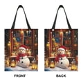 thumbnail image 2 of Yuyamidu Christmas Car Trash Bag Snowman Car Garbage Bags Foldable Auto Garbage Holder Portable Car Organizer and Storage Bag Accessories for Truck Sedan Van, 2 of 7