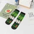 thumbnail image 7 of Fuzoiu Merry Christmas Print Adult Socks, Crew Moisture-wicking Socks, Unisex Cushion Crew Socks,Casual Sports Ankle Socks, 7 of 7