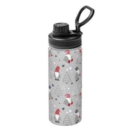 

Ocsxa Santa with Gifts Print 18oz Stainless Steel Water Bottle Unisex Water Bottle Insulated Sports Water Cup Flask for Cold Water Drinks/Sports/Travel/Car/School