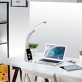thumbnail image 5 of OttLite Purify LED Sanitizing Desk Lamp with Wireless Charging – Eliminates up to 99.9% of Bacteria, Touch Activated, Flexible Neck, Modern Light for Reading, Crafting & Office Desktop, 5 of 6
