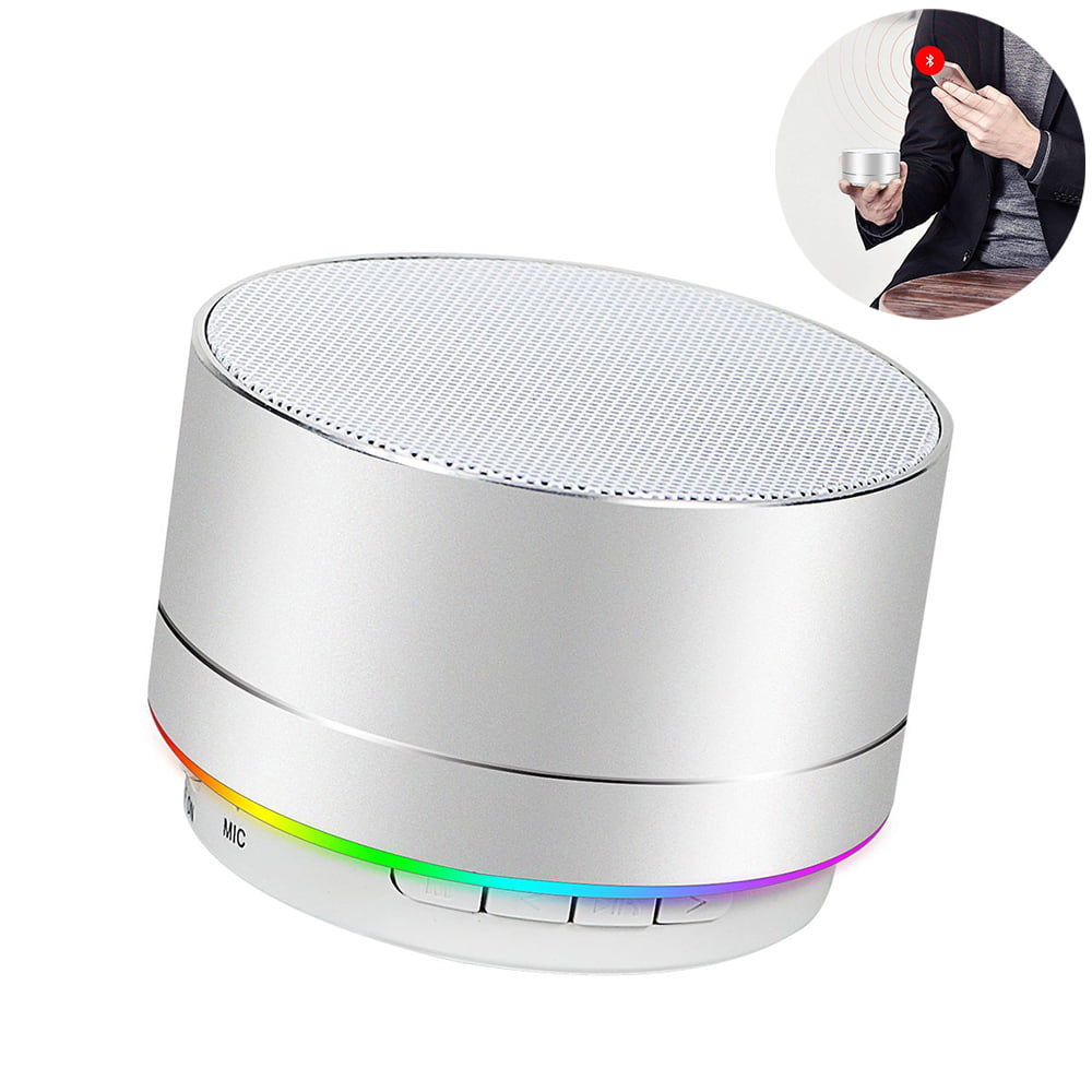 Mini Wireless Speaker Portable Bluetooth Speaker With Hd Sound 4h Play Time Built In Mic Tf