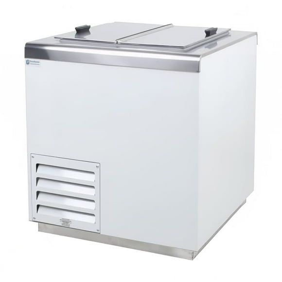 Excellence Industries HFF-4HC 30 3/4 Pouces Armoire à Crème Glacée Autonome avec Capacité de 7 Bacs - Blanc, 115v
