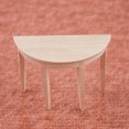 thumbnail image 3 of Table Basse Miniature 1:12 Demi-Cercle pour Maison de Poupée, Miniature, 3 of 7