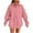 Pink, variant on SHE IS Oversized Sweatshirt for Women 3xl Womens Hoodies Zip up Tunic Sweatshirts for Women Cotton Graphic Tops for Women Y2k My Orders Placed