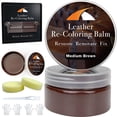 thumbnail image 1 of Kit de reparación de piel KIEPOL Medium Brown Leather Recoloring, 1 of 6