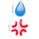 thumbnail image 4 of Paquete De Emoticonos Horquilla De Sudoración Gotas De Agua Lindas Accesorios Para El Cabello Clip De Flequillo Para El Día A Día Guardurnaity CE008686-02, 4 of 6