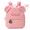 Pink, variant on Plush Teddy Bear Backpack with Customizable Name, Soft Fleece Shoulder Bag for Daily Use, Travel, and Personalized Gift