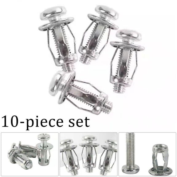 FurNest Jack Nut M6 Jack Metal Bolt Nuts Bolt Petal Bolt Nuts Steel Hollo Carb