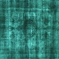 thumbnail image 1 of Ahgly Company Indoor Square Oriental Turquoise Blue Industrial Area Rugs, 8' Square, 1 of 4