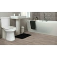 thumbnail image 2 of Garland Rug Gramercy Washable Polypropylene Black Bath Rug, 20" x 34", 2 of 7