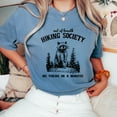 thumbnail image 6 of Out of Breath Hiking Society T-Shirt – Funny Raccoon Hiking Shirt for Nature Lovers, Be There in a Minute Tee, Outdoor Adventure Gift for Walkers, Hikers, Campers, Introverts, 6 of 7