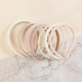 thumbnail image 3 of 7 Pack Cute Headbands for Women,Non Slip Flower Headband,Headbands for Girls,Twisted Headband, White Head Bands Set,Hair Accessories Non Slip Gift for Student Friends Wife (Pink), 3 of 12
